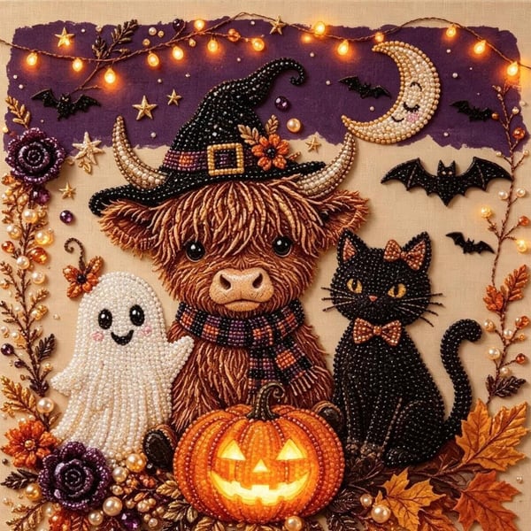 Halloween Pearl Diamond Art DIY Kit