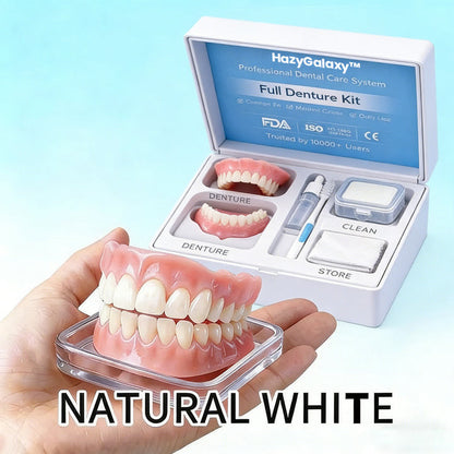 Hot Sale HazyGalaxy™ Custom-Fit Dentures ENDS TODAY 70% OFF | Smile with Confidence