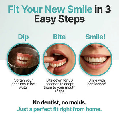 🔥HazyGalaxy™Custom-Fit Dentures — Comfortable & Natural-Looking Smile
