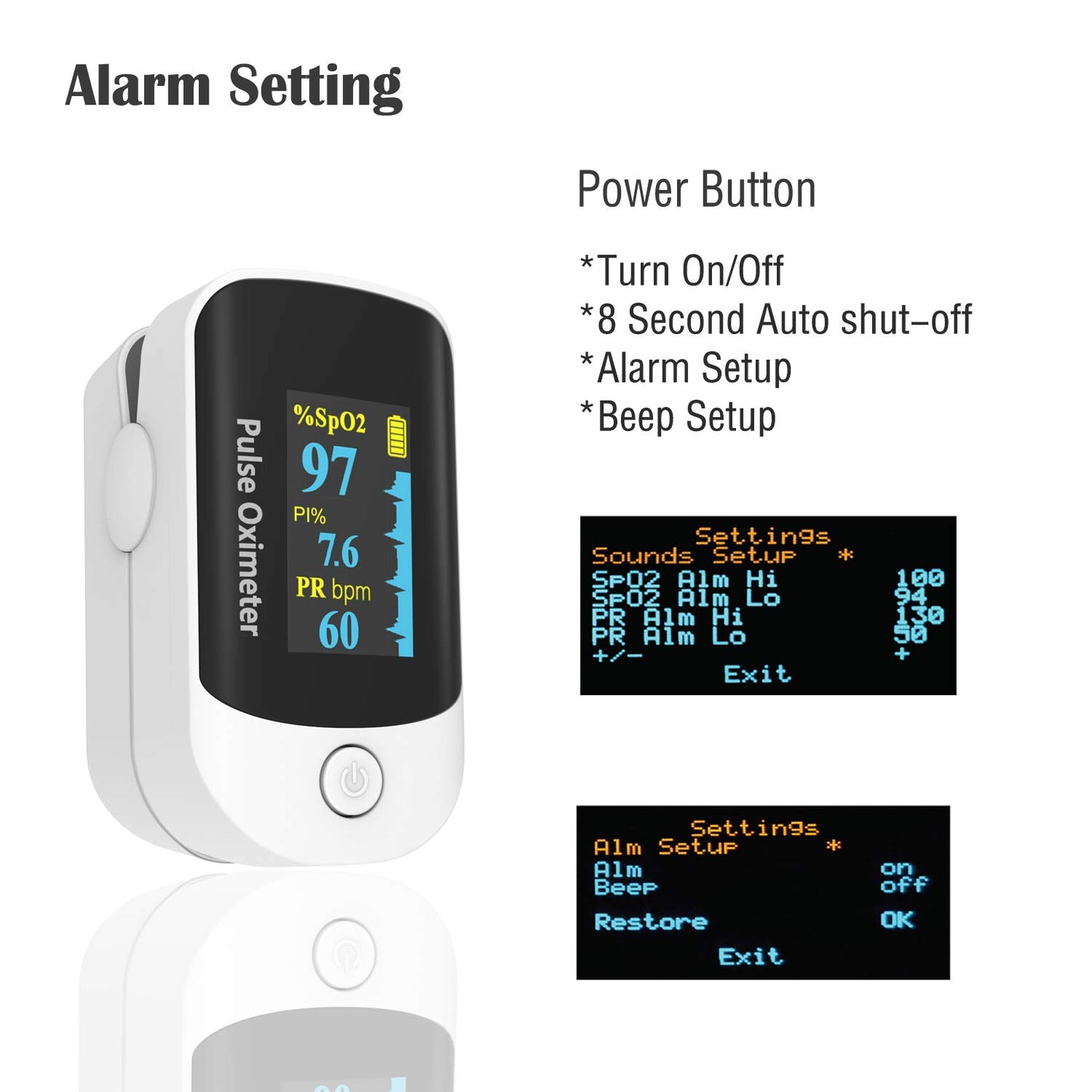 🔥Non-Invasive Monitor – 5 Seconds / 99% Accuracy