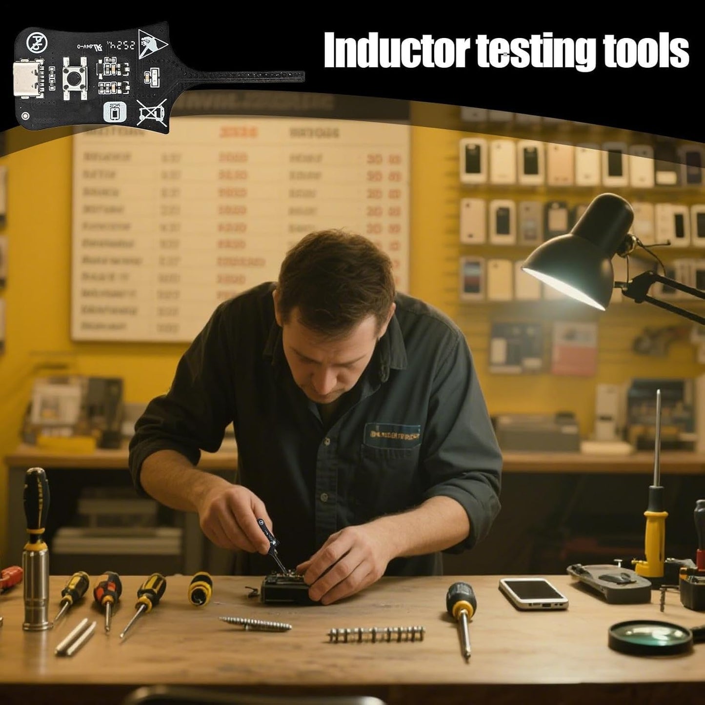 Capacitance and Inductance Tester