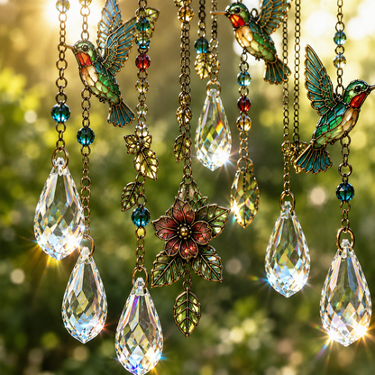 ✨Colorful Hummingbird Wind Chime