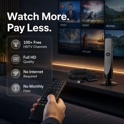 No-Subscription HD TV Antenna