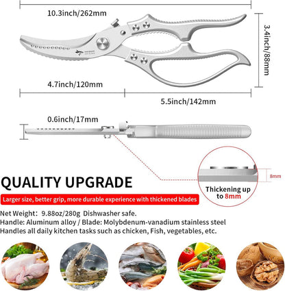 Heavy-Duty Multifunction Kitchen Shears