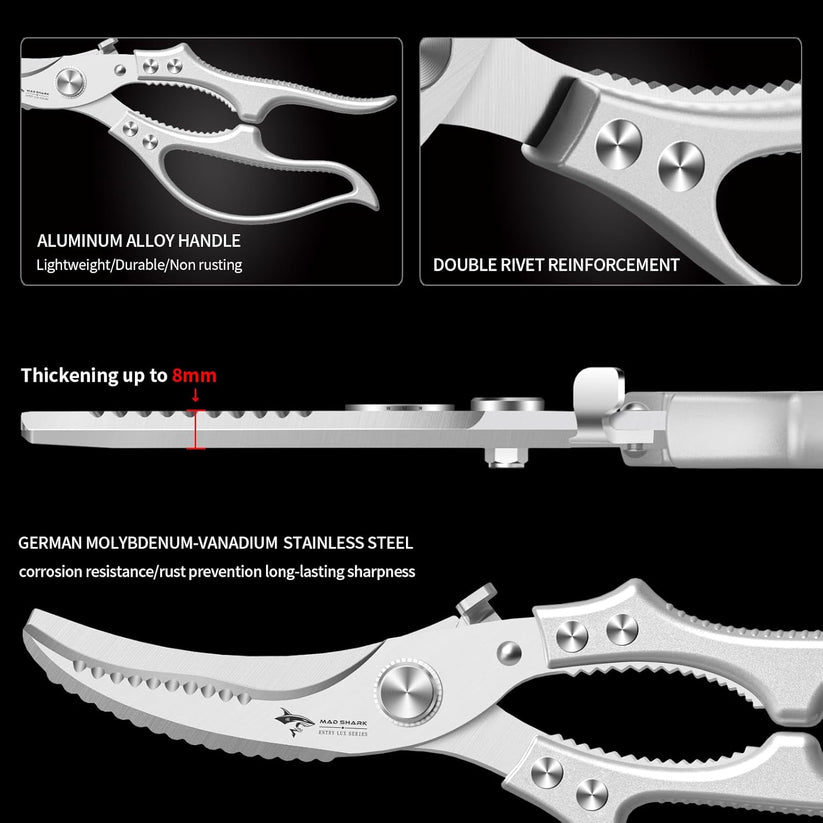 Heavy-Duty Multifunction Kitchen Shears