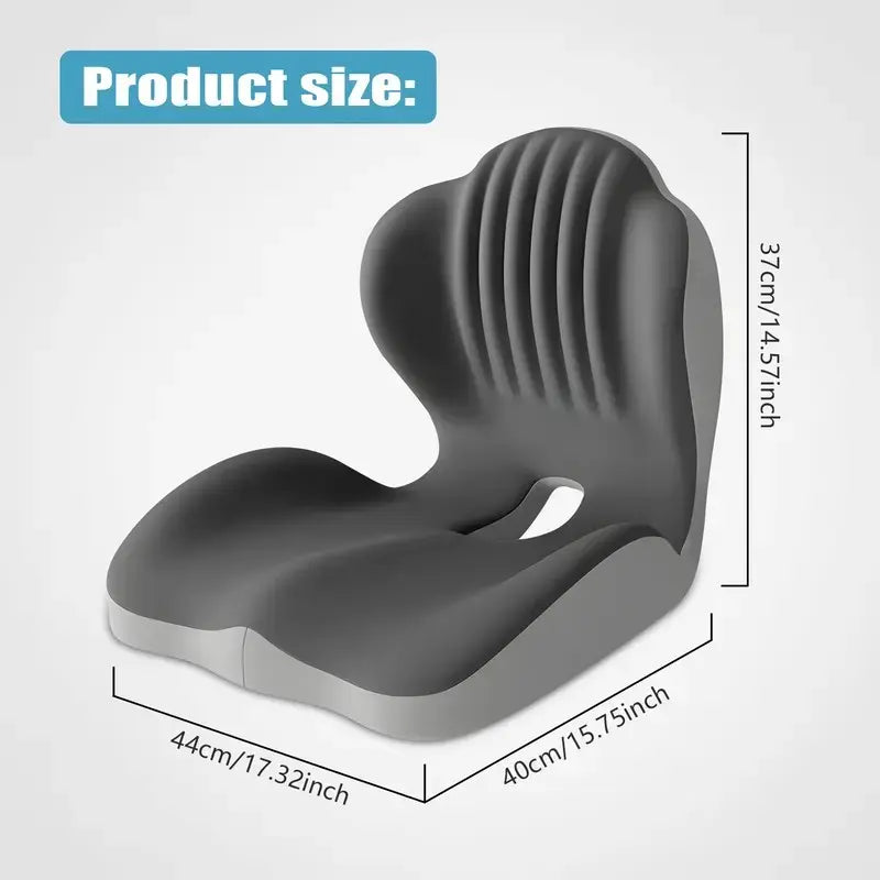 Memory Foam Ergonomic Seat Cushion for Back Pain Relief