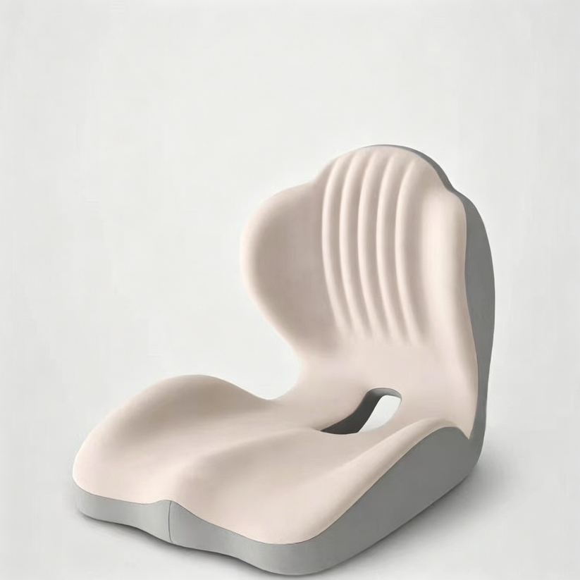 Memory Foam Ergonomic Seat Cushion for Back Pain Relief