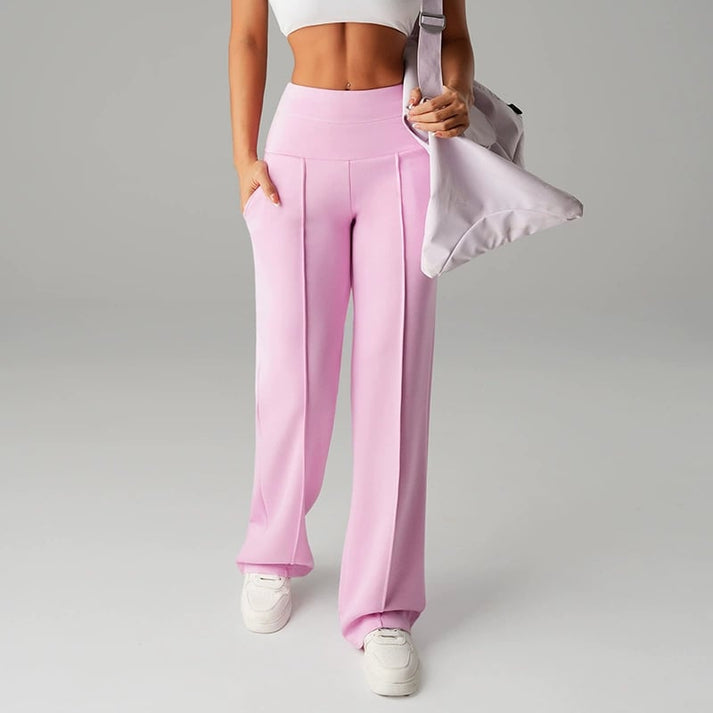 50% off! ⏰ Over 50,000 items sold! 💕 Women's Solid Color Wide-Leg Straight Pants