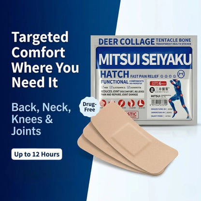 Pain Patch by Dr. Mitsui - Fast-Acting Relief for Back, Knees, Neck & Joints