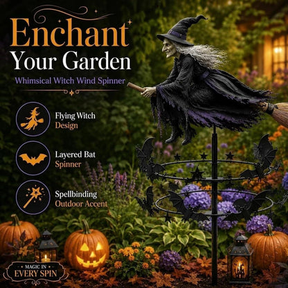 Halloween Magic Witch Garden Windmill