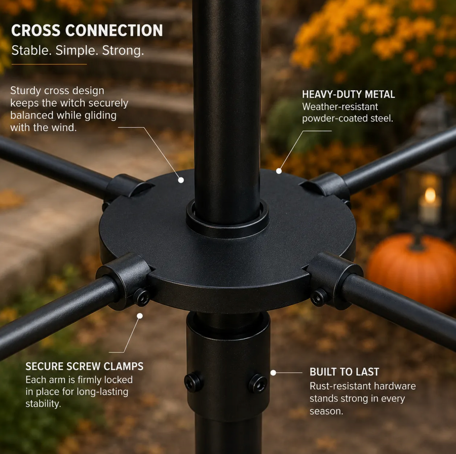 Halloween Magic Witch Garden Windmill