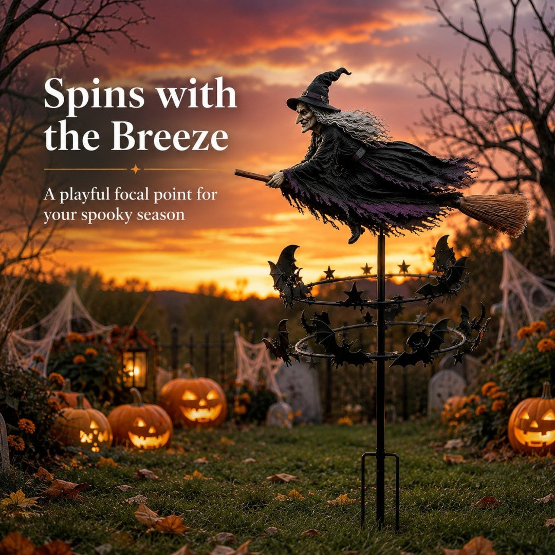 Halloween Magic Witch Garden Windmill