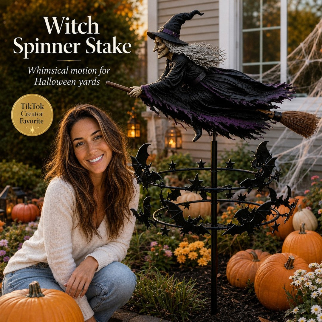 Halloween Magic Witch Garden Windmill
