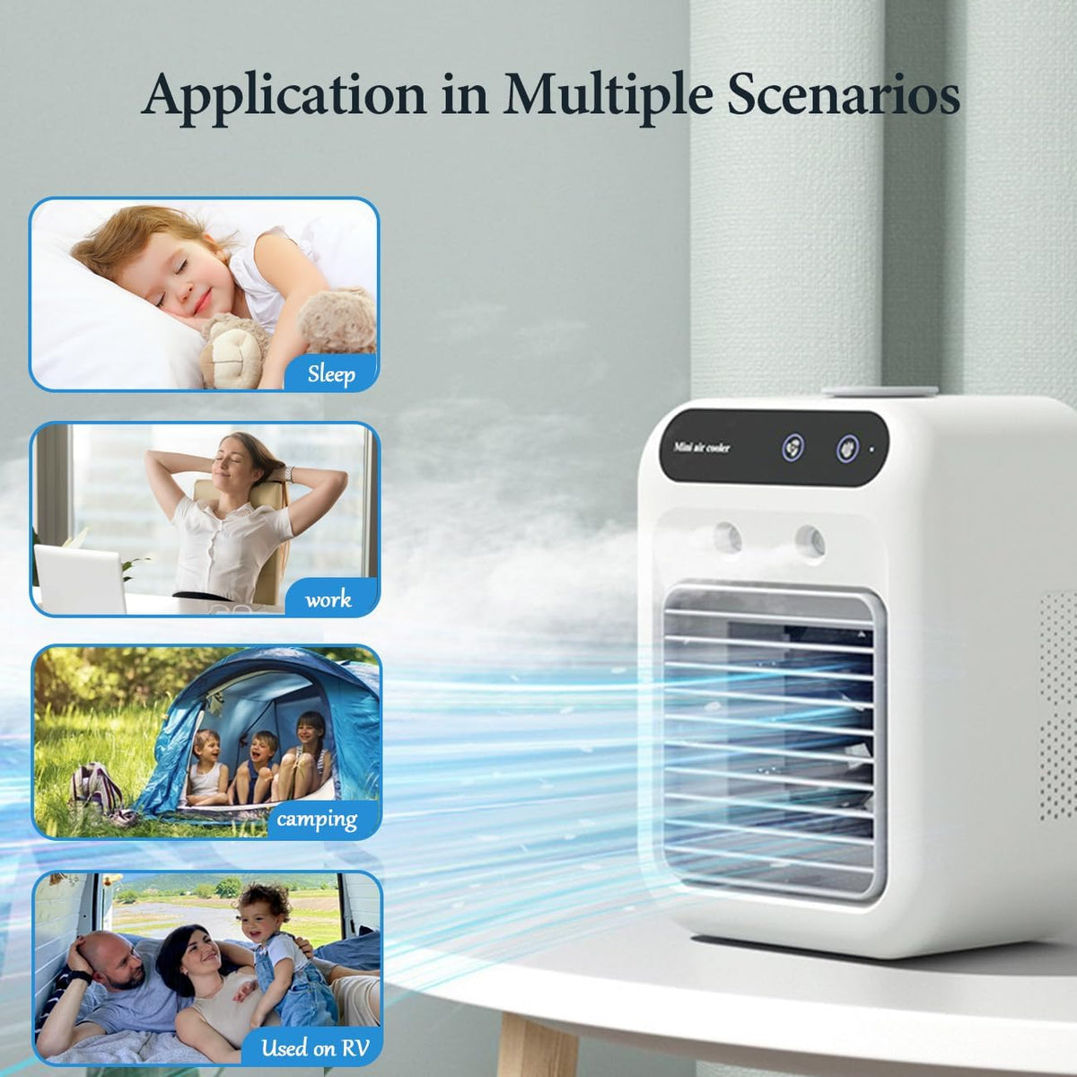 25W Low Power Portable Mini Air Conditioner