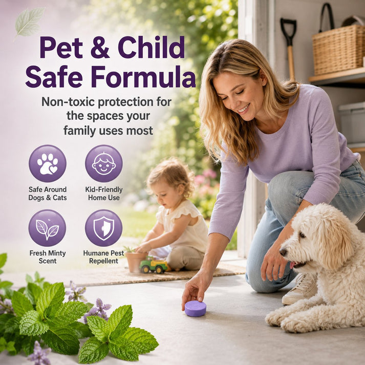 All-Natural Peppermint & Cinnamon Pest & Rodent Repellent Pucks