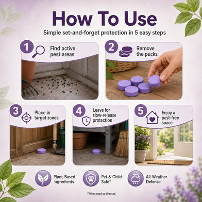 All-Natural Peppermint & Cinnamon Pest & Rodent Repellent Pucks