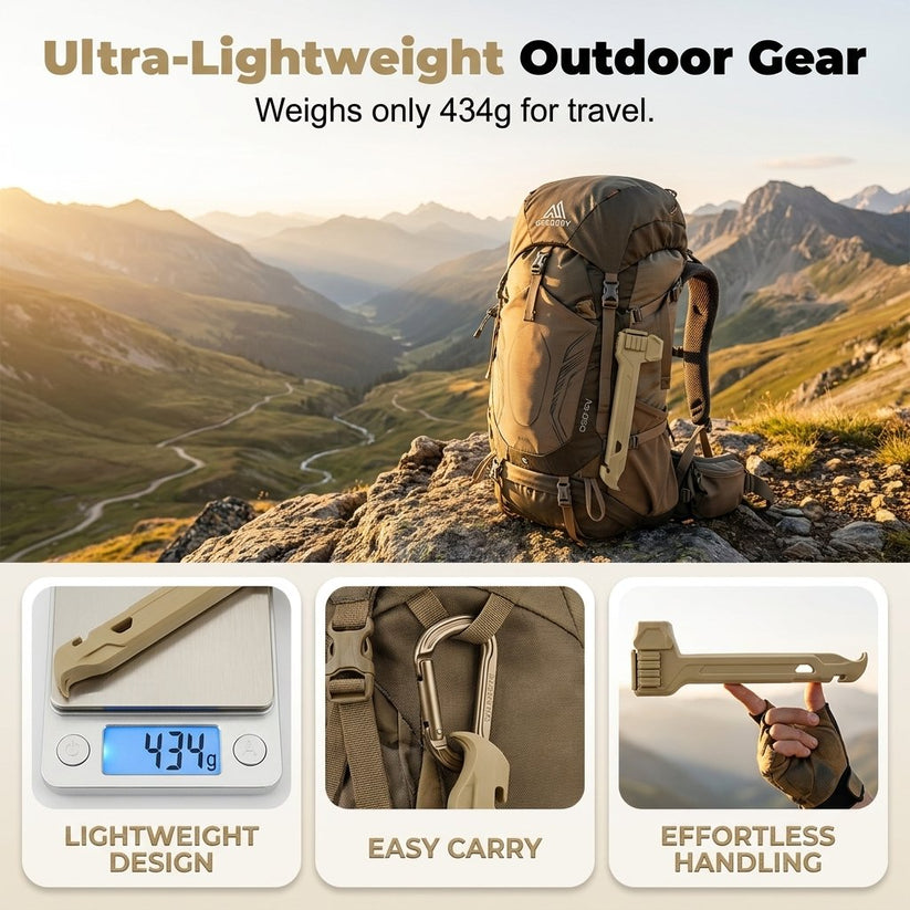 🔥LAST DAY 49% OFF - 🔨Multifunctional Camping Hammer & Tent Stake Puller🎁Buy 2 Free Shipping
