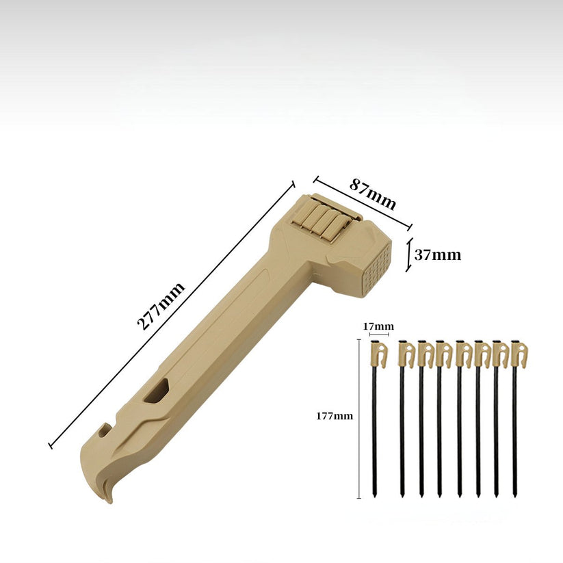 🔥LAST DAY 49% OFF - 🔨Multifunctional Camping Hammer & Tent Stake Puller🎁Buy 2 Free Shipping
