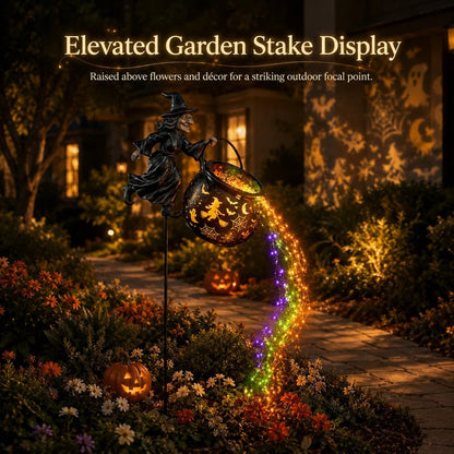🎃Last Day 49% OFF Halloween Witch Cauldron Garden Light