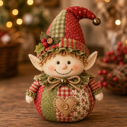 🎄🎅Patchwork Fabric Doll DIY Kit | ✨Create a Cozy Handmade Character for Every Season!