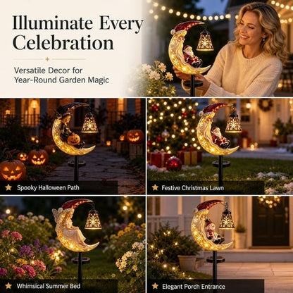 🎄Christmas Moon Solar Stake Light
