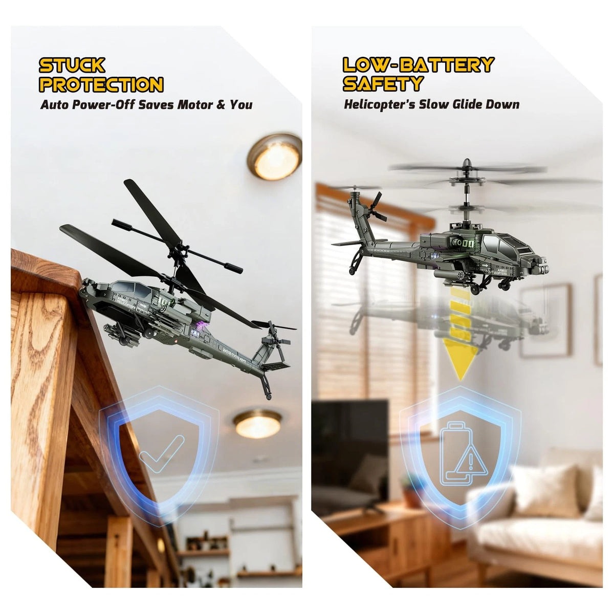 🚁2026 Apache AH-64 remote-controlled helicopter