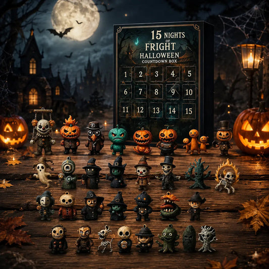 2026 Halloween Countdown Advent Calendar, 15-Day or 31-Day “Nights of Fright”