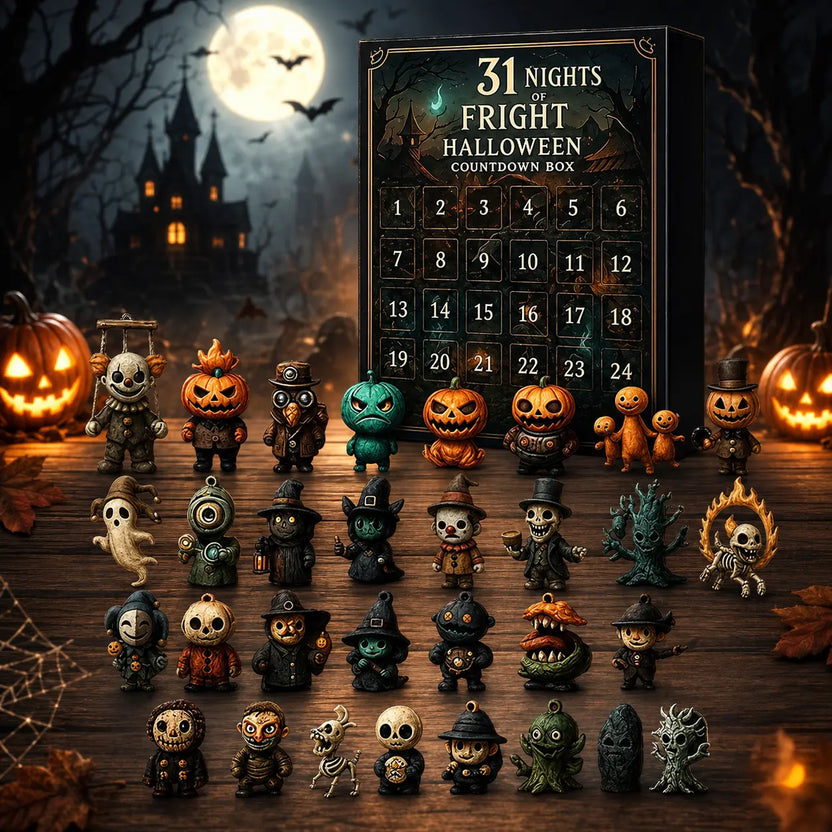 2026 Halloween Countdown Advent Calendar, 15-Day or 31-Day “Nights of Fright”