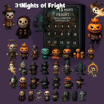 2026 Halloween Countdown Advent Calendar, 15-Day or 31-Day “Nights of Fright”