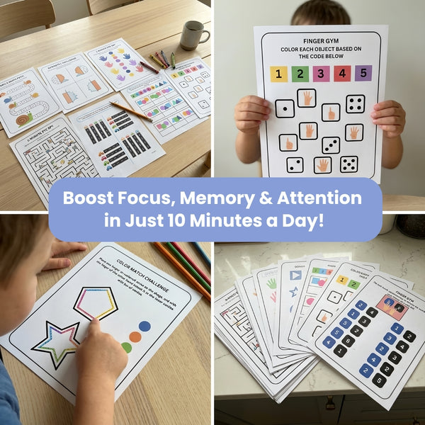 100 + Activities to Boost Attention, Focus, and Learning