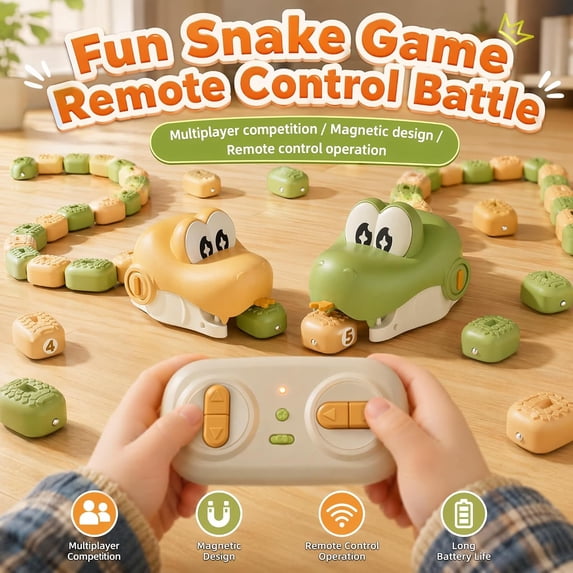 🐍Remote Control Real-Life Growing Snake Game Toy for Kids