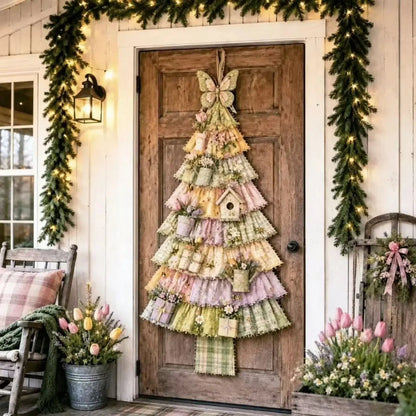 🎄 CHRISTMAS DOOR FAVORITE| DIY Christmas Tree Door Hanging Kit