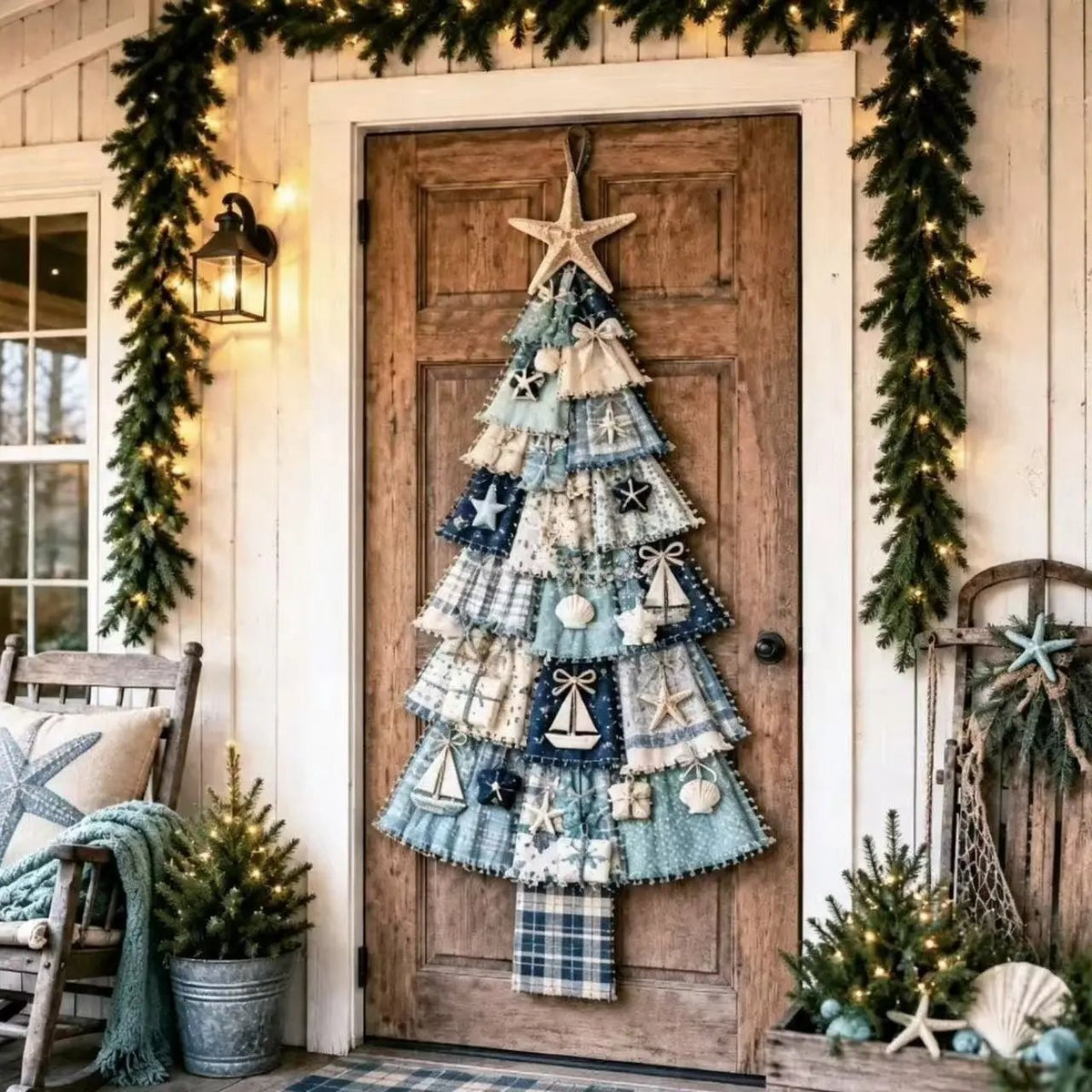 🎄 CHRISTMAS DOOR FAVORITE| DIY Christmas Tree Door Hanging Kit