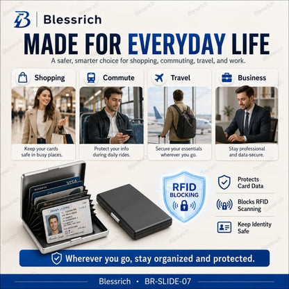 🛡️💳 RFID Blocking Metal Card Holder