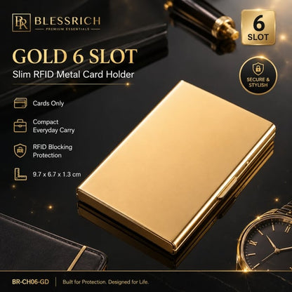 🛡️💳 RFID Blocking Metal Card Holder