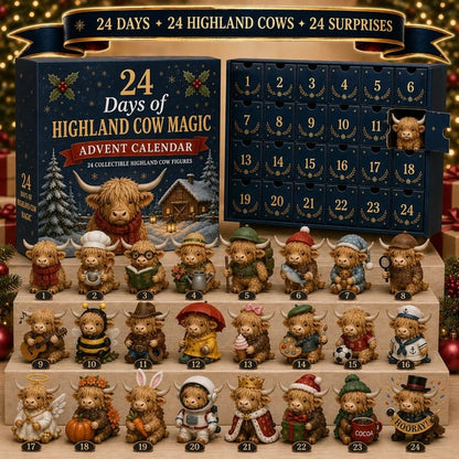 🐮 24 Days of Highland Cow Magic Advent Calendar