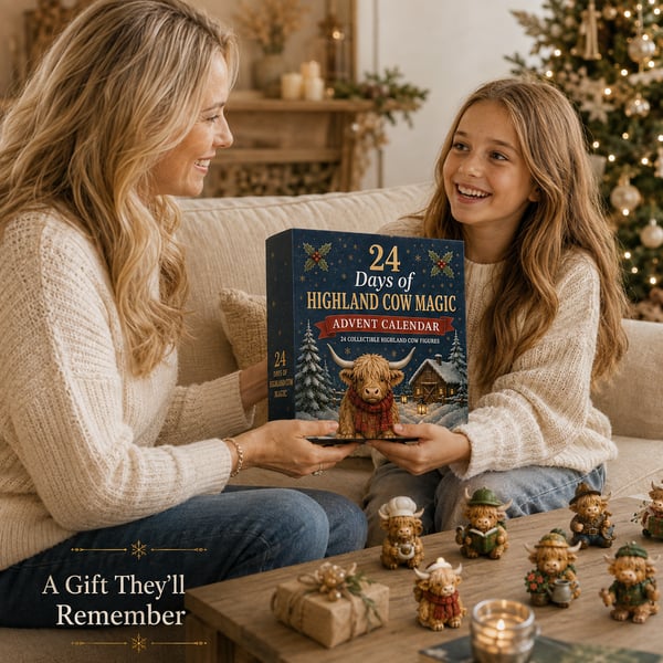 🐮 24 Days of Highland Cow Magic Advent Calendar
