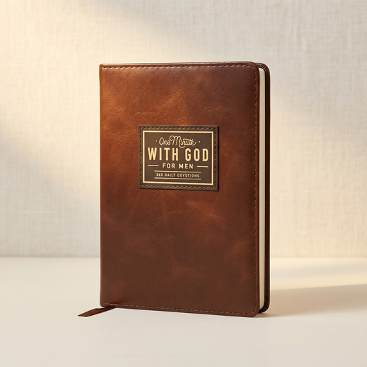 One Minute With God For Men KJV Large‑Print Reference Bible
