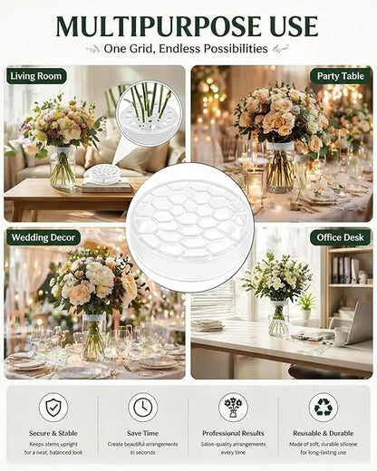 🌸🔥Reusable Silicone Flower Arranging Grid