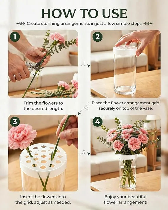 🌸🔥Reusable Silicone Flower Arranging Grid