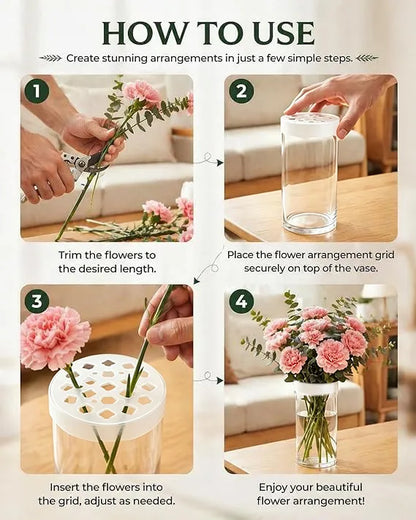 🌸🔥Reusable Silicone Flower Arranging Grid
