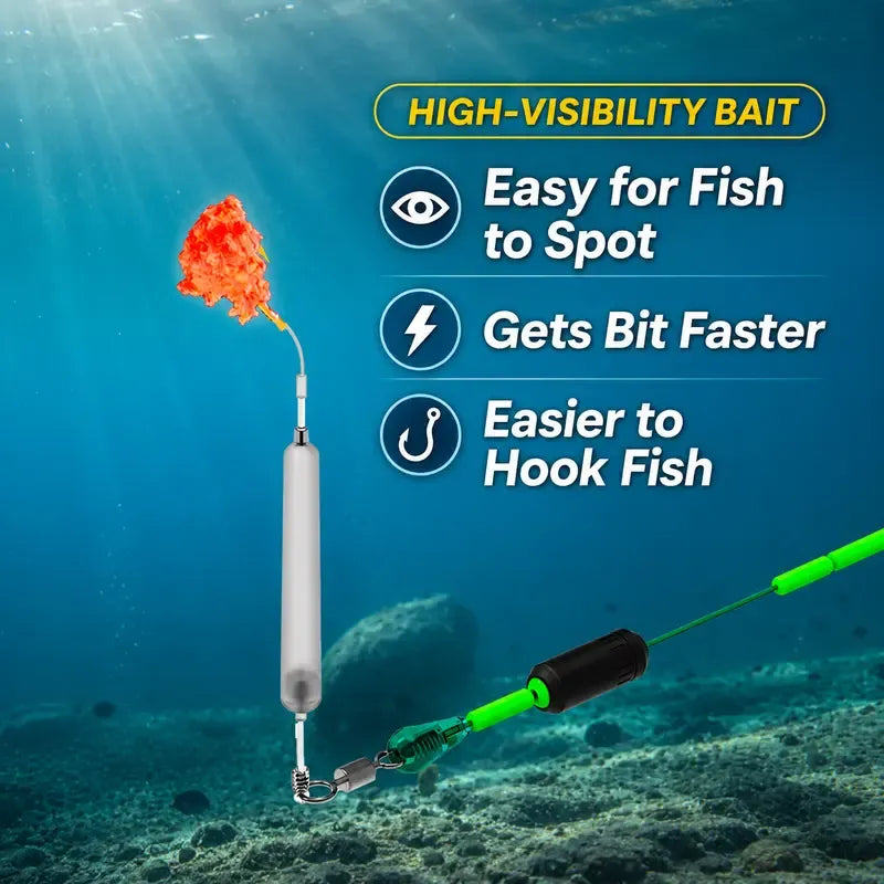 dht™⭐Anti-Snag Floating Bottom Hook Leaders🐟Pre-Tied Off Bottom Fishing Rig