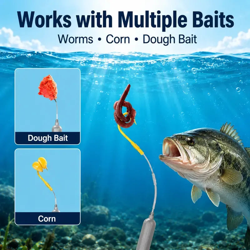 dht™⭐Anti-Snag Floating Bottom Hook Leaders🐟Pre-Tied Off Bottom Fishing Rig