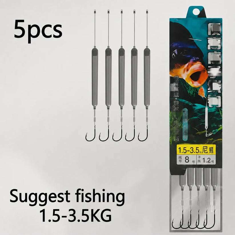 dht™⭐Anti-Snag Floating Bottom Hook Leaders🐟Pre-Tied Off Bottom Fishing Rig
