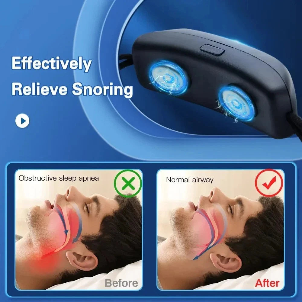 Micro Electric Noise Anti Snoring Device 