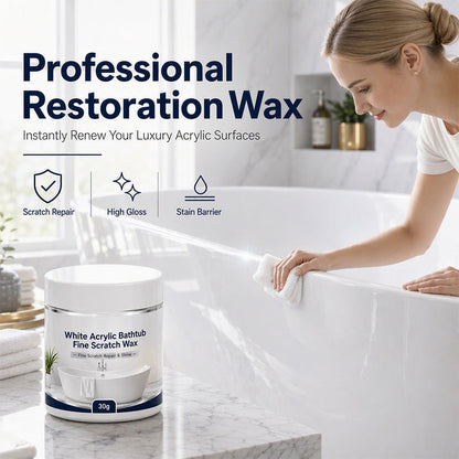 dht™⭐ Bathtub Scratch Repair Wax – White Acrylic Surface Touch-Up Kit
