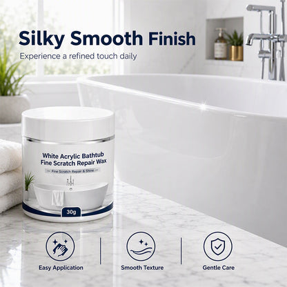 dht™⭐ Bathtub Scratch Repair Wax – White Acrylic Surface Touch-Up Kit
