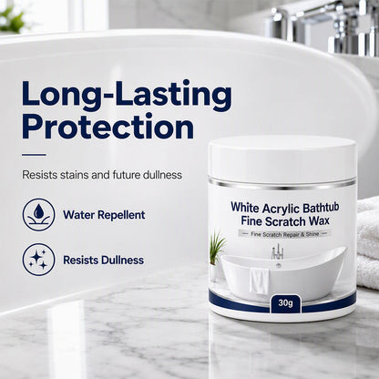 dht™⭐ Bathtub Scratch Repair Wax – White Acrylic Surface Touch-Up Kit