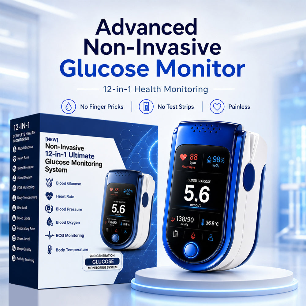 🧑‍⚕️Non-Invasive Daily Health Tracker | 💧 Needle-Free Wellness Trend Monitoring Device