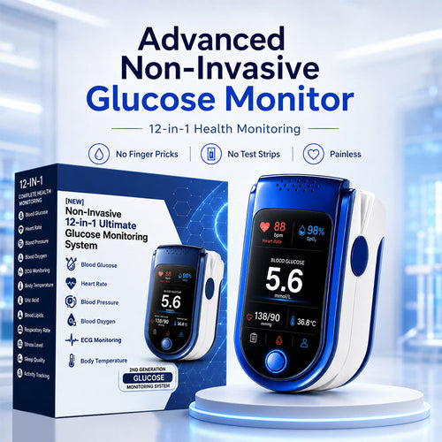 🧑‍⚕️Non-Invasive Daily Health Tracker | 💧 Needle-Free Wellness Trend Monitoring Device